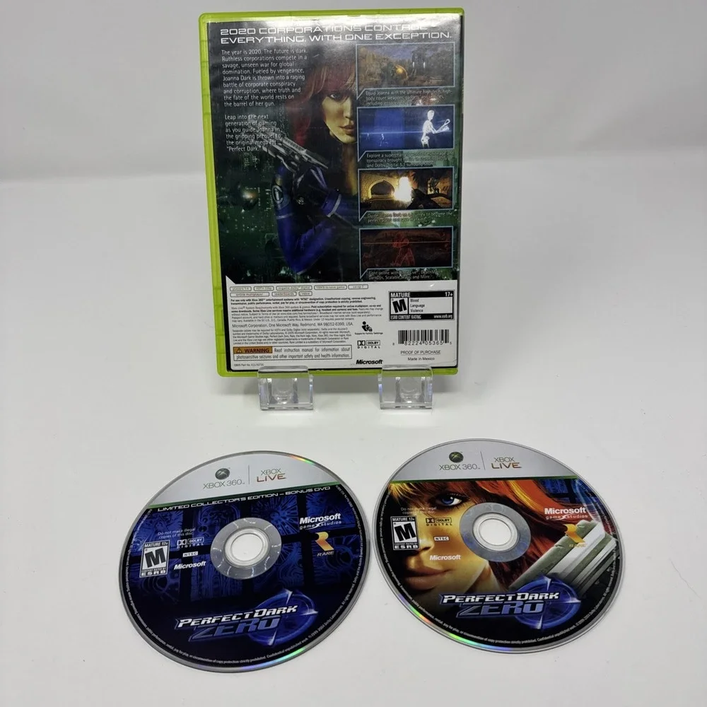Perfect Dark Zero (Microsoft Xbox 360) Xbox 360 CIB Tested